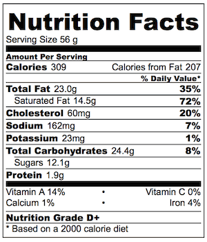 Dulce De Leche Shortbread Cookie Sandwich Nutrition