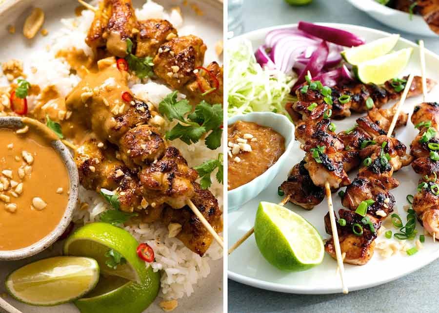 Thai and Indonesian Chicken Satay