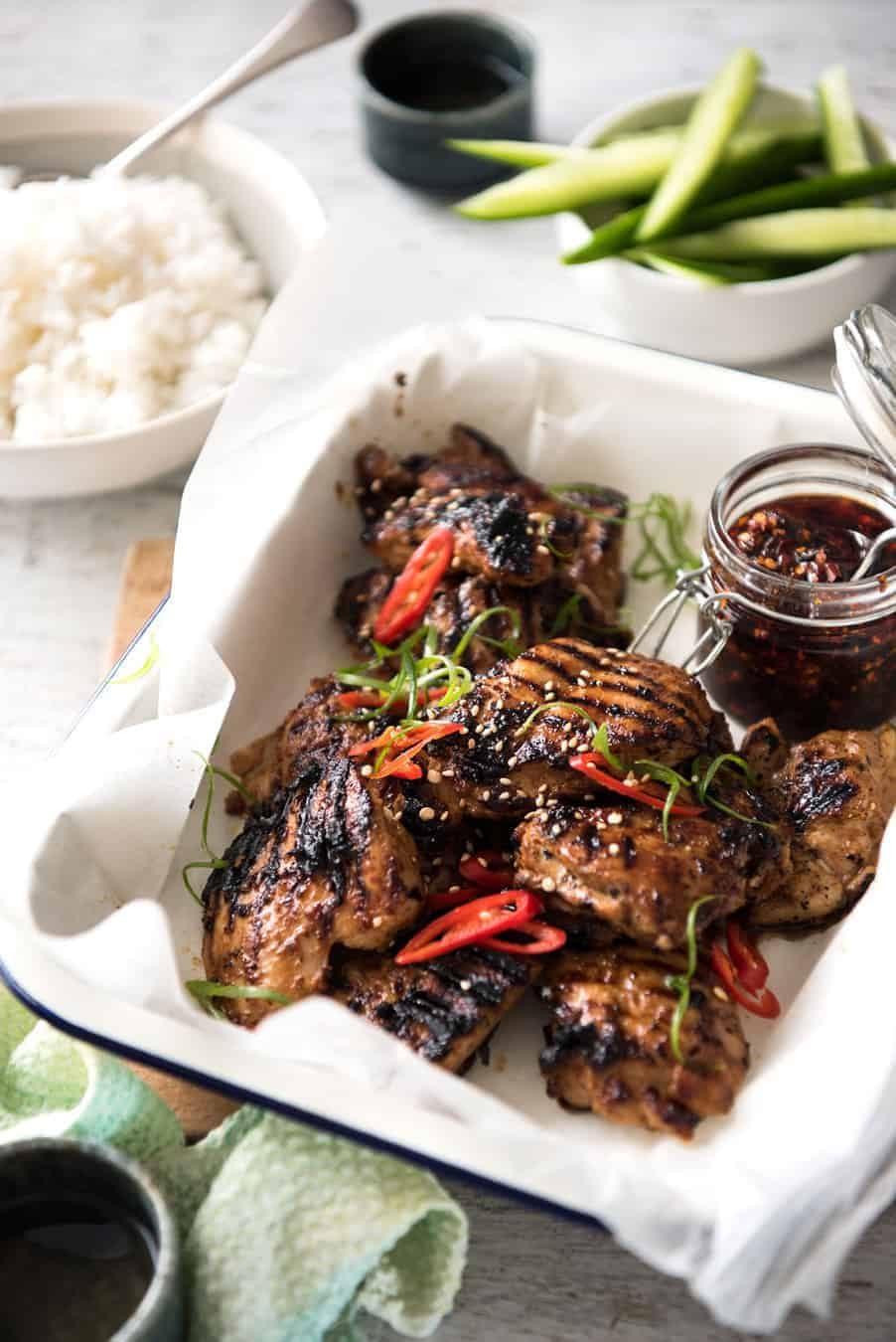 I swear to you, my friends were actually speechless the first time I made this for them. It's that good! I BBQ'd it, but also make it on the stove and oven.