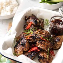 I swear to you, my friends were actually speechless the first time I made this for them. It's that good! I BBQ'd it, but also make it on the stove and oven.