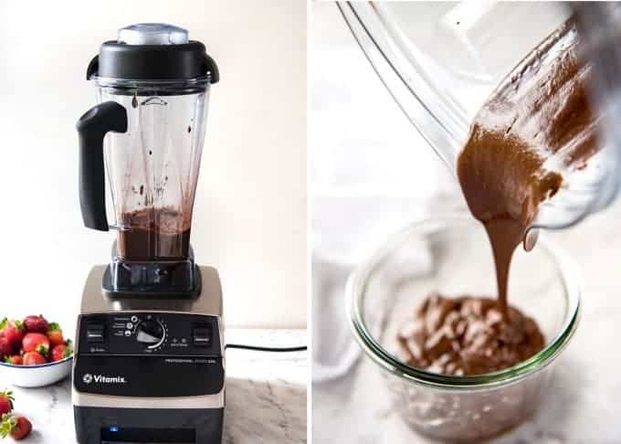 Homemade Nutella - Hazelnuts, cocoa, confectionary sugar, vanilla and oil is all you need to make Nutella at home. Better than store bought! recipetineats.com