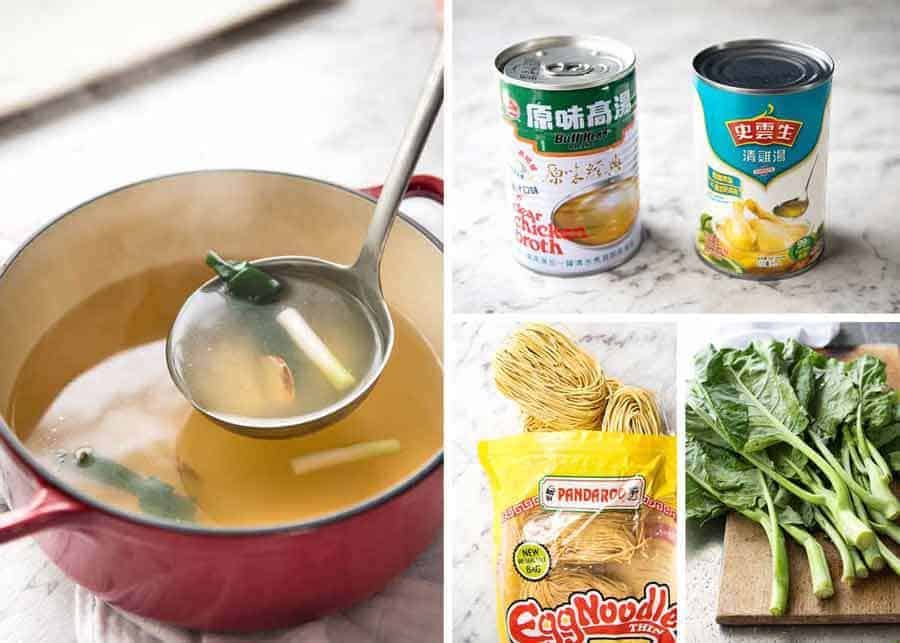 Soup Broth for Wonton Soup