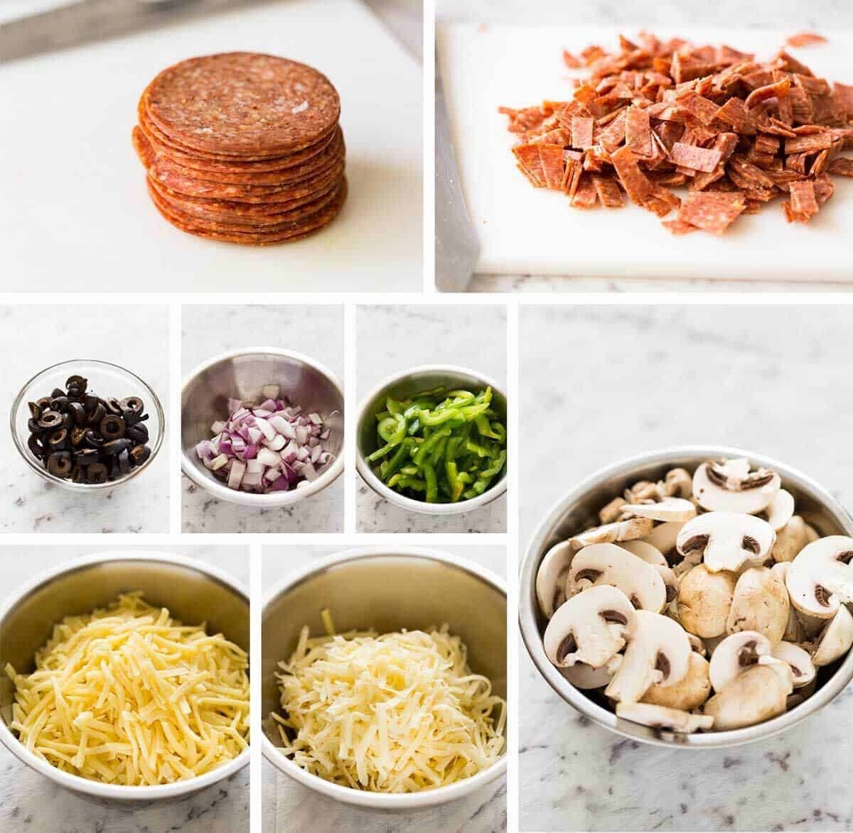 Pizza Toppings www.recipetineats.com