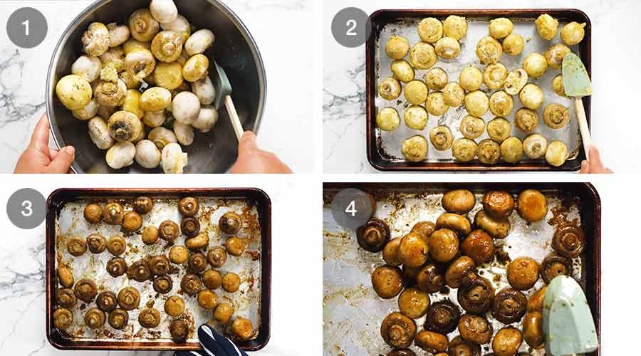 How to make Garlic Butter Roasted Mushrooms