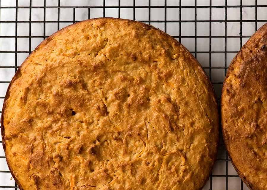 Baked dog cake for 2 layer dog birthday cake