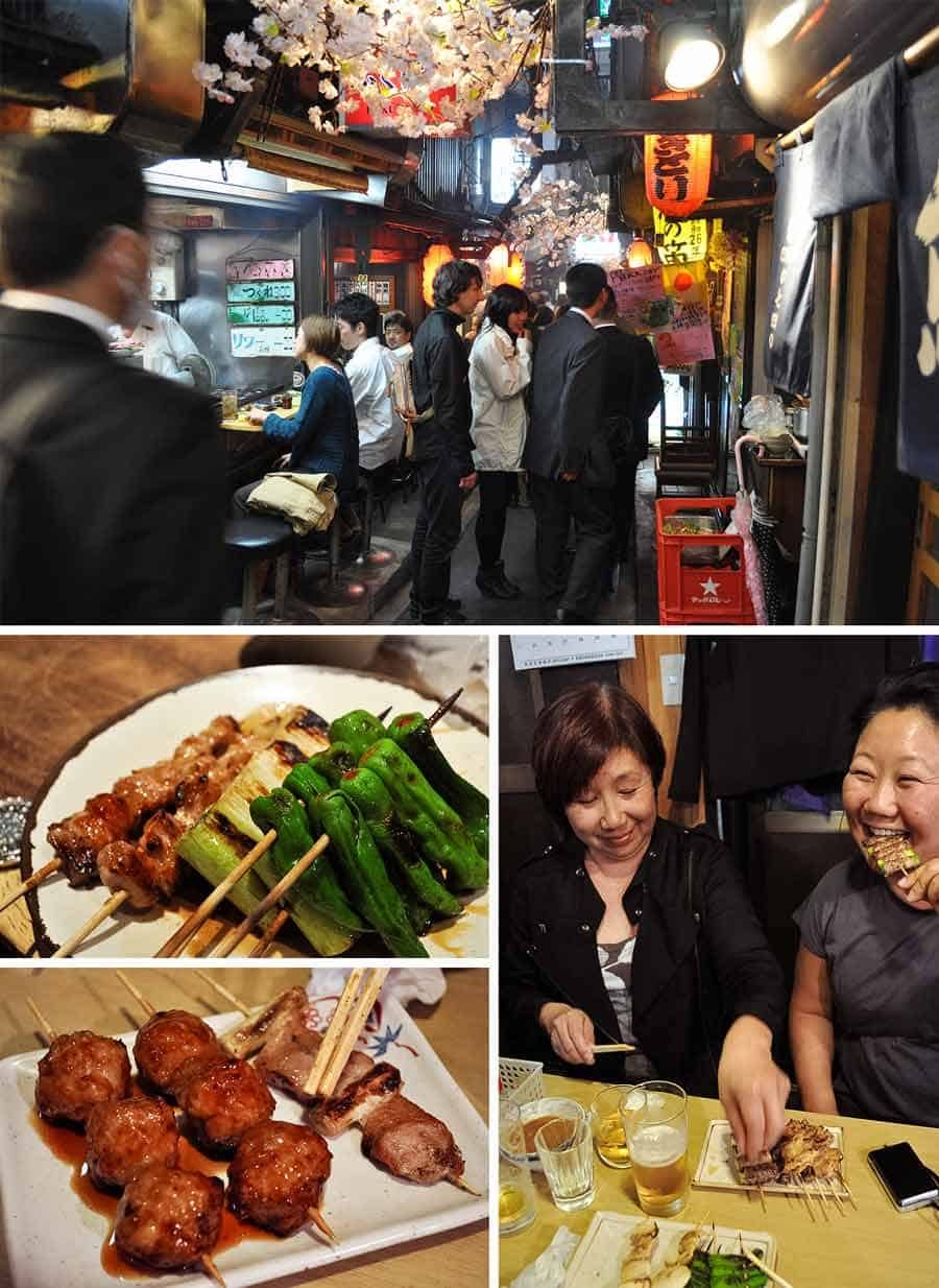 Omoide-yokocho ("memory lane"), also known as Shonben-yokocho ("piss alley") - great bars in Shinjuku, Izakaya Yakitori