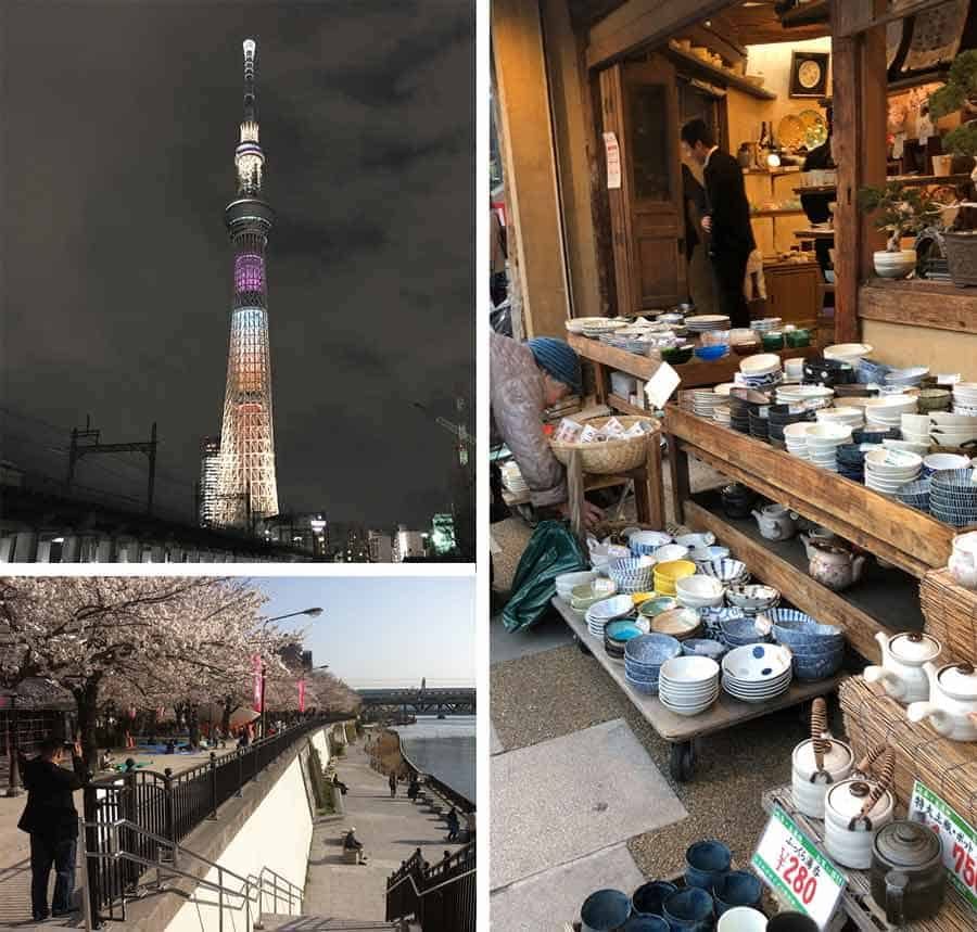 Asakusa Area Guide - Tokyo Skytree, Sumida Park and Kappabashi Kitchen Town shopping