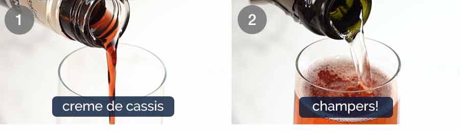 How to make Kir Royales