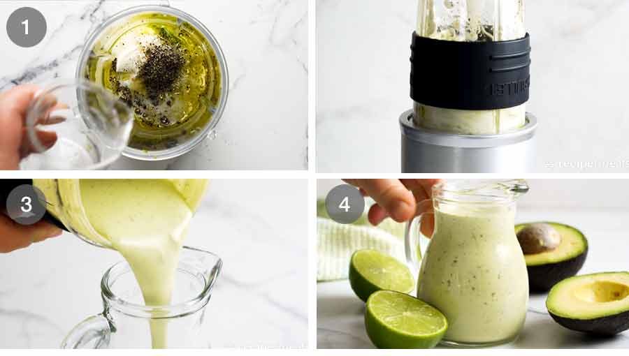 How to make Creamy Avocado Dressing
