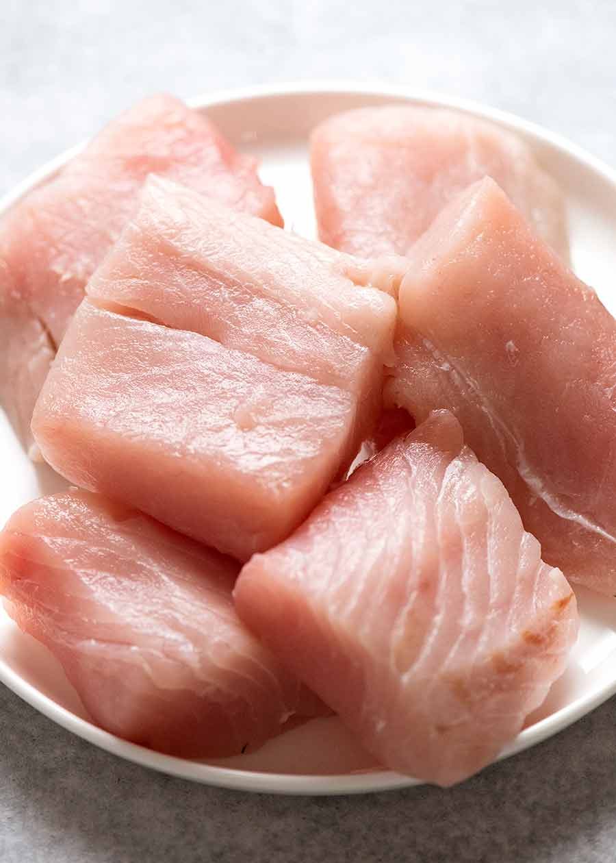 Spanish Mackeral fillets for Goan Fish Curry