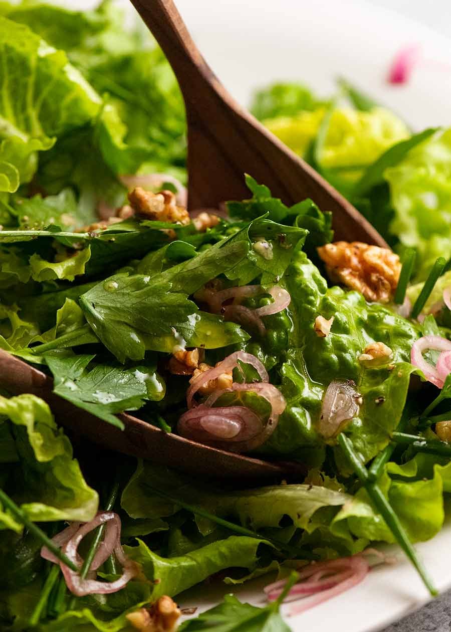 Serving French Bistro Salad