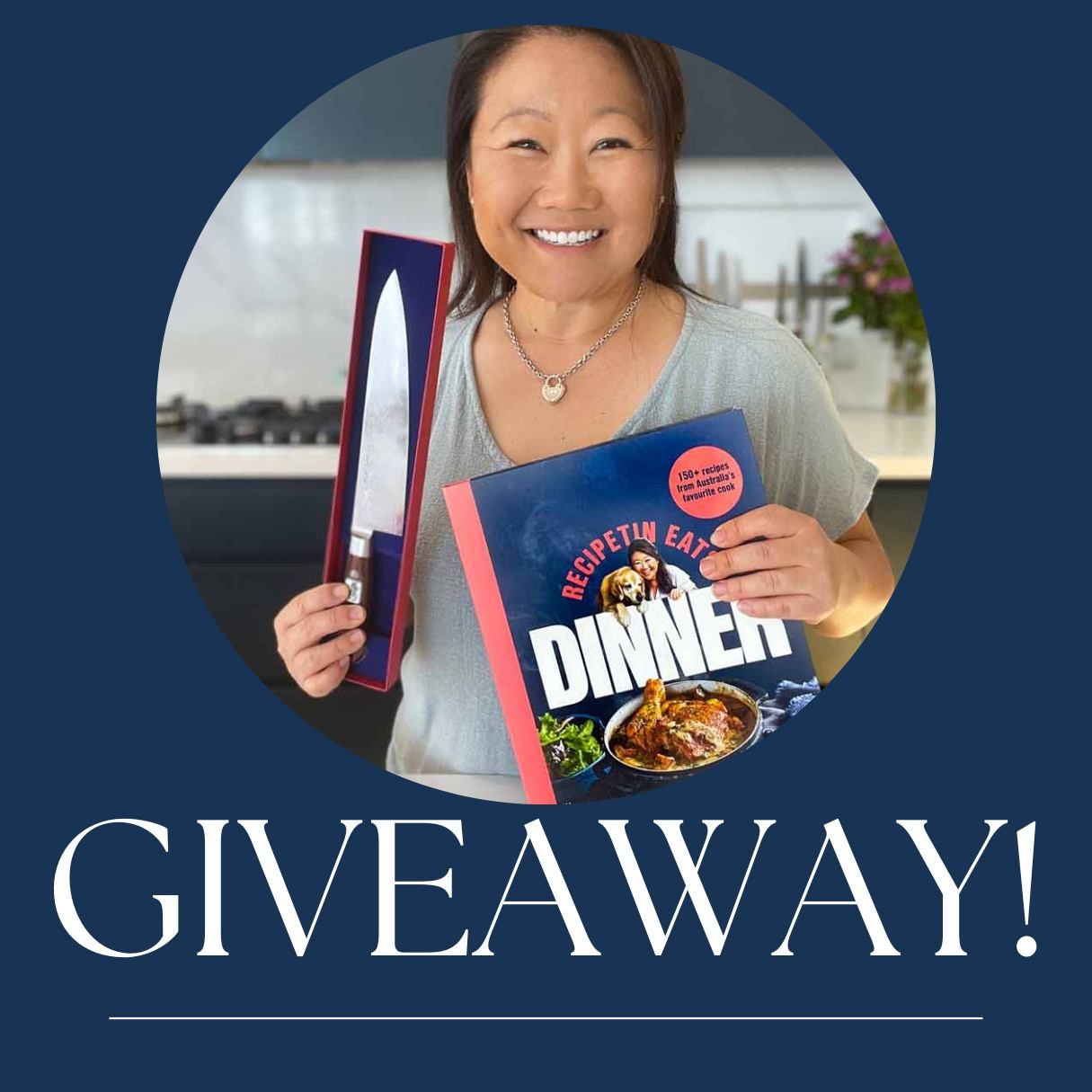 Nagi signed cookbook knife giveaway