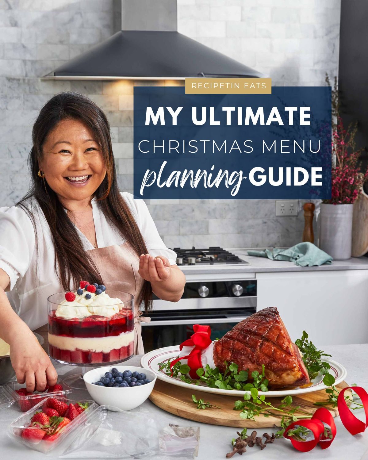 Christmas menu planning portrait