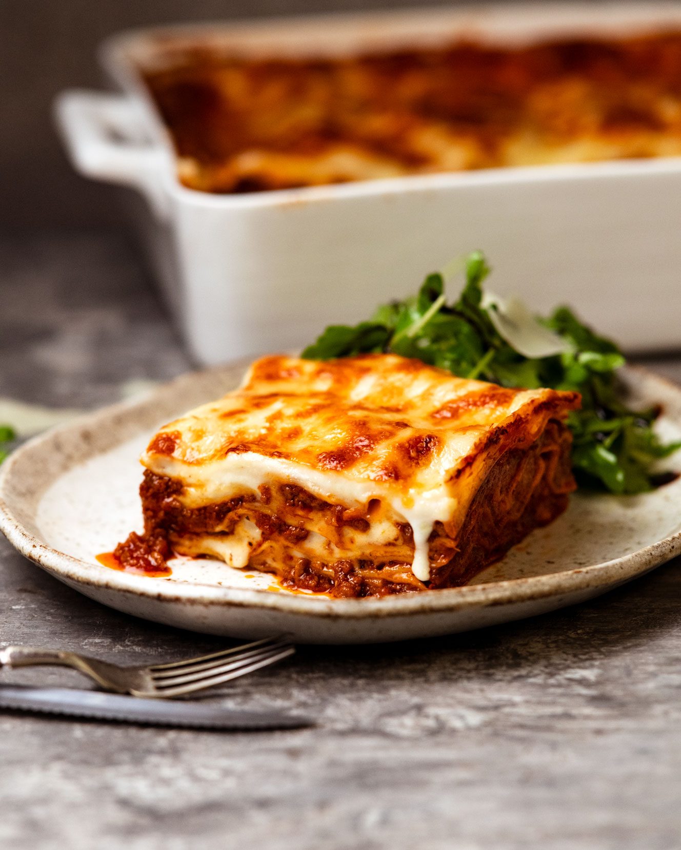Beef lasagna