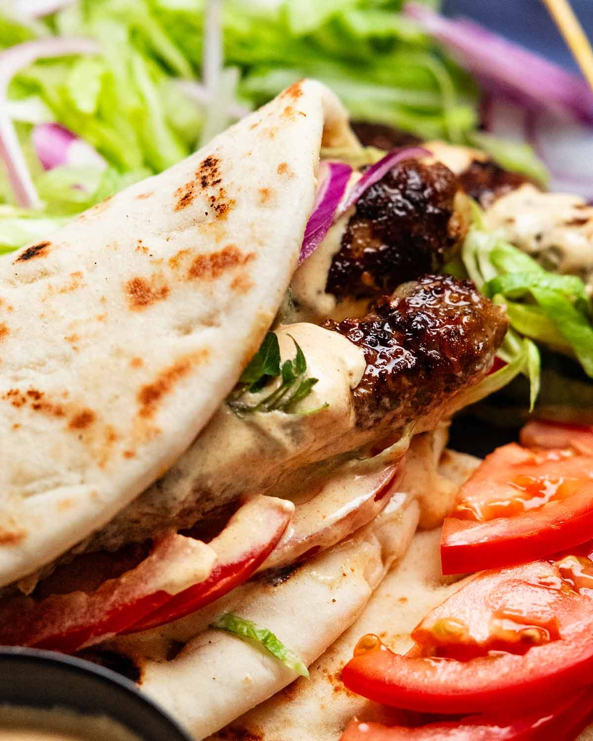 Greek lamb kofta kebabs