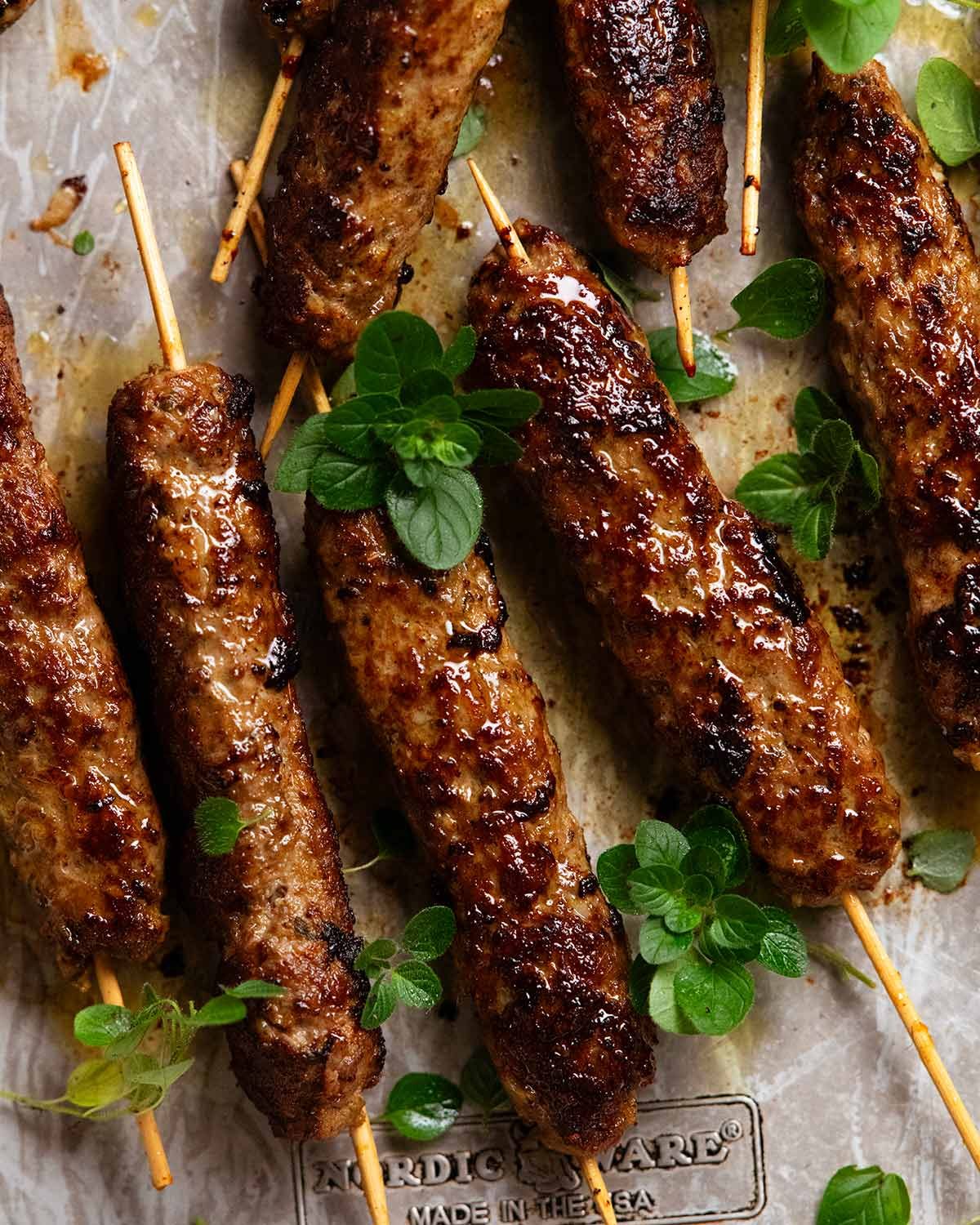 Greek lamb kofta kebabs
