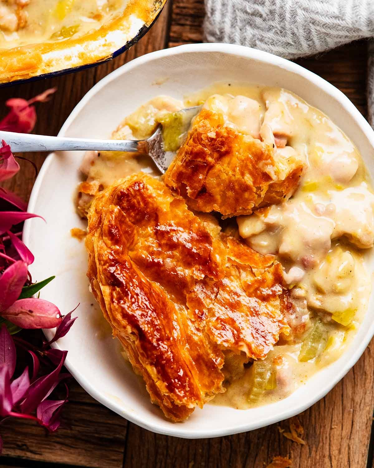 Chicken and Leek Pie