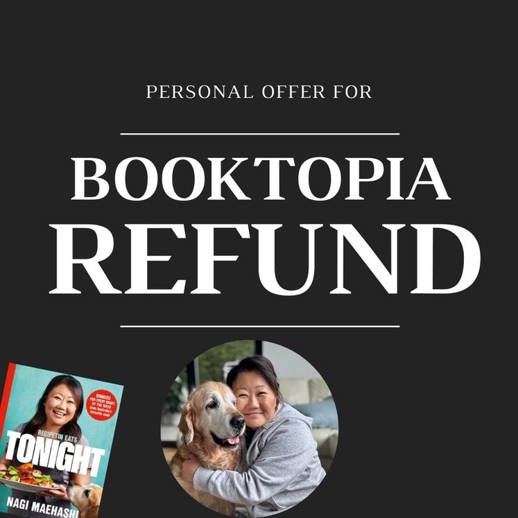 Booktopia refund - Nagi RecipeTin Eats