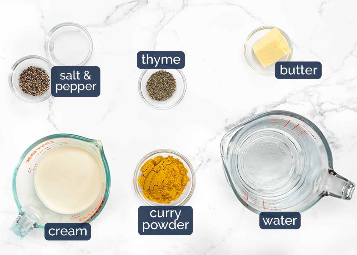 Creamy Root Vegetable Soup ingredients