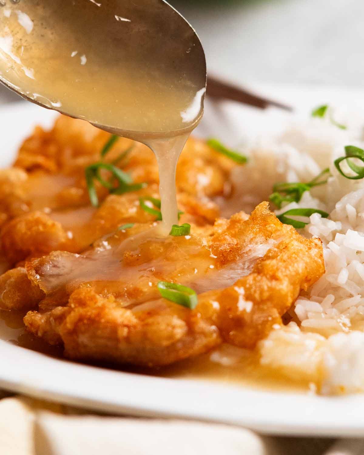 Crispy Chinese Lemon Chicken