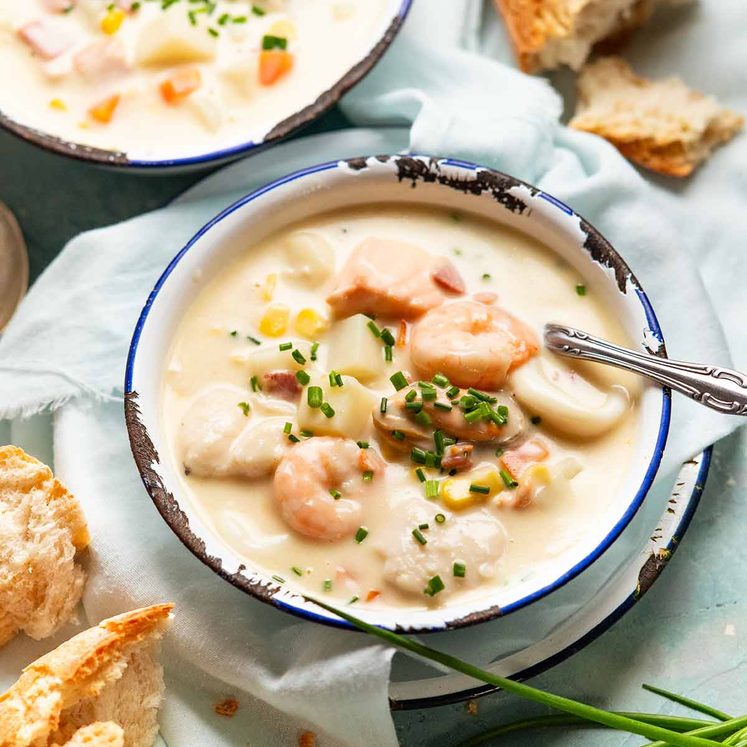 Seafood chowder