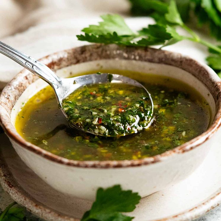 Chimichurri butter