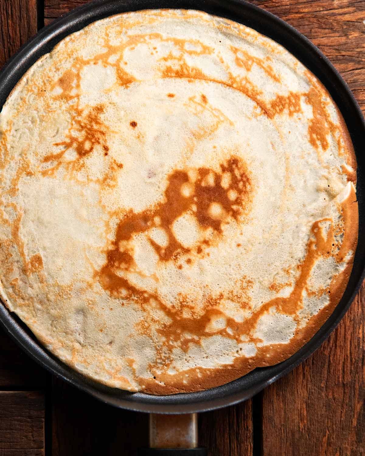 Crepe-in-pan
