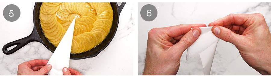 Pommes Anna How to make Cartouche