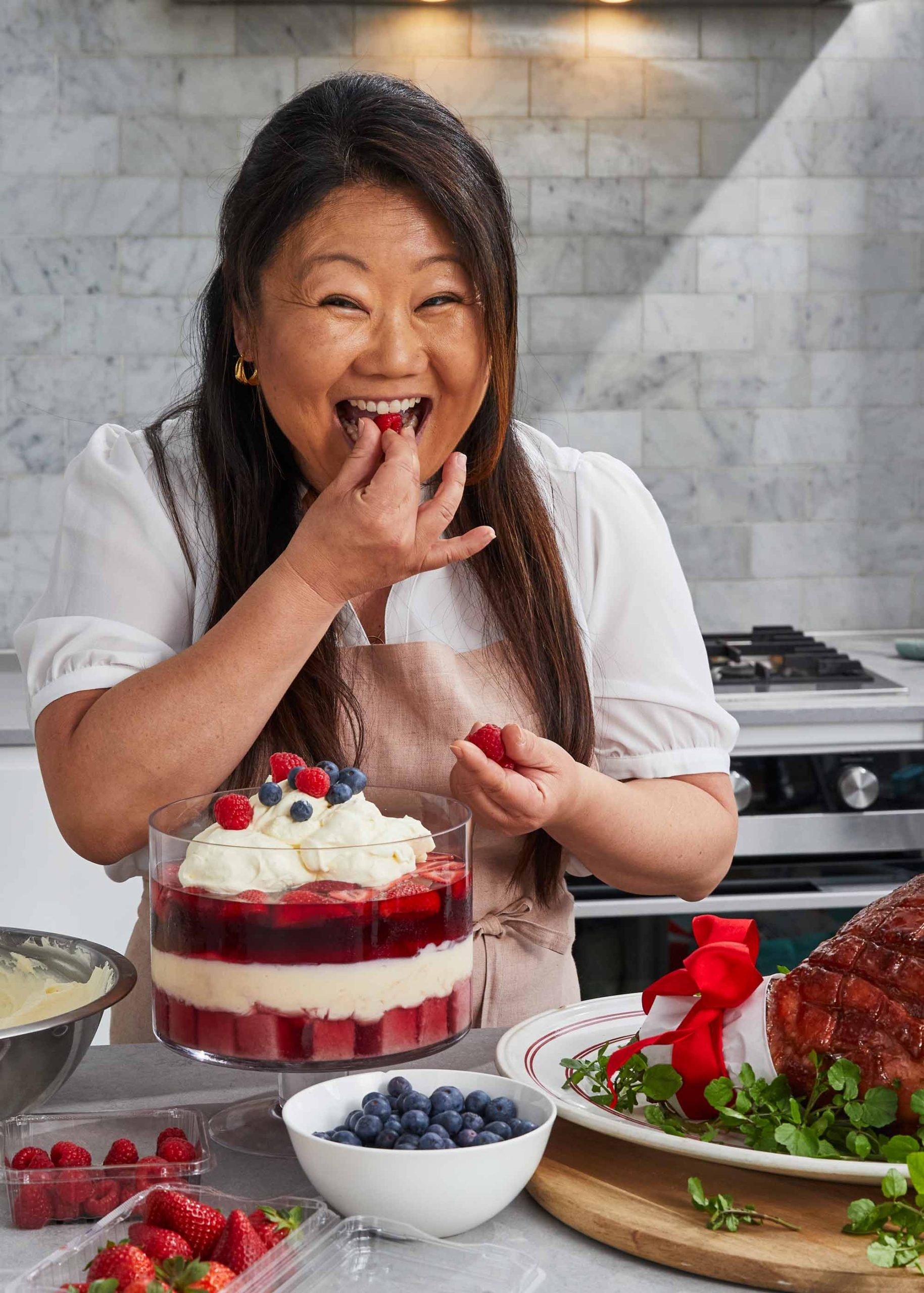 Nagi Christmas trifle