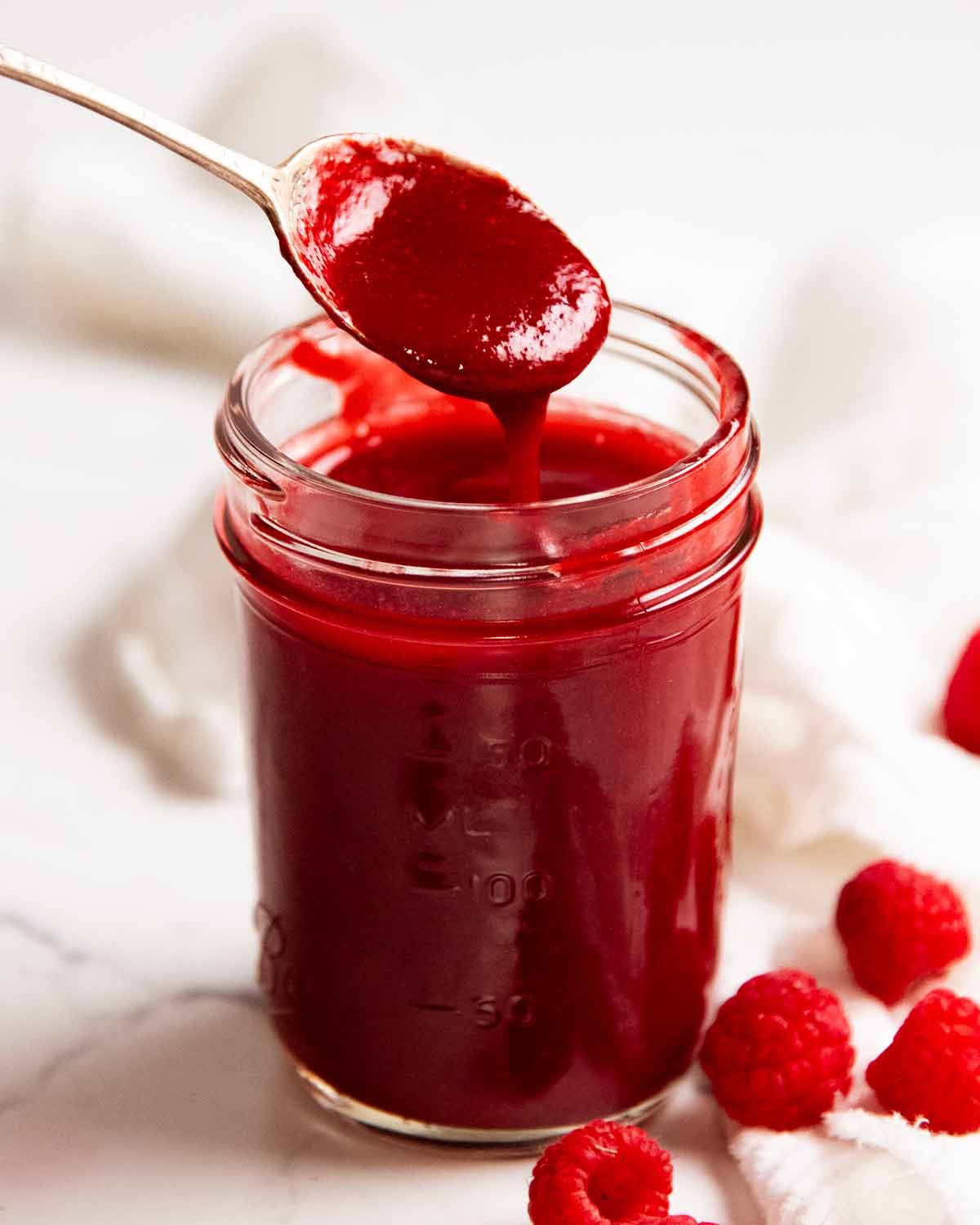 Raspberry coulis
