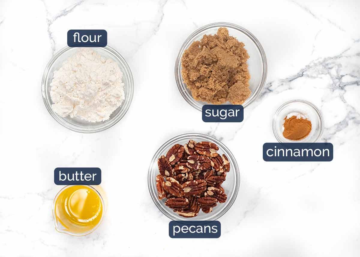 Ingredients in Peach Muffins