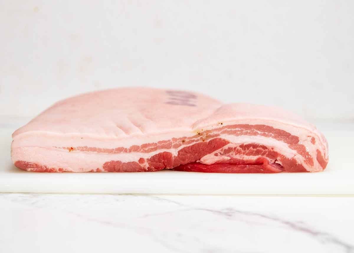 Pork belly for porchetta