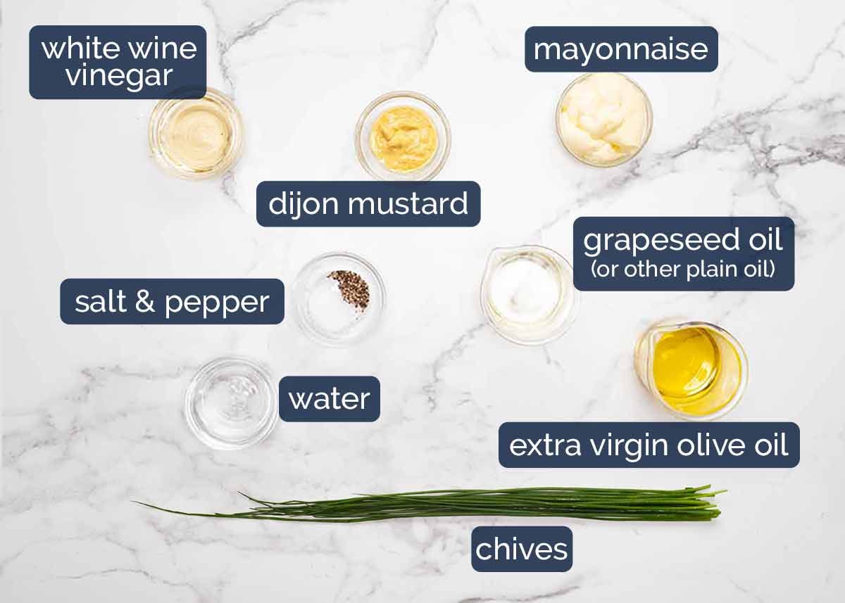 Creamy French Dressing ingredients