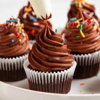Chocolate Cupcakes with My Favourite Chocolate Frosting