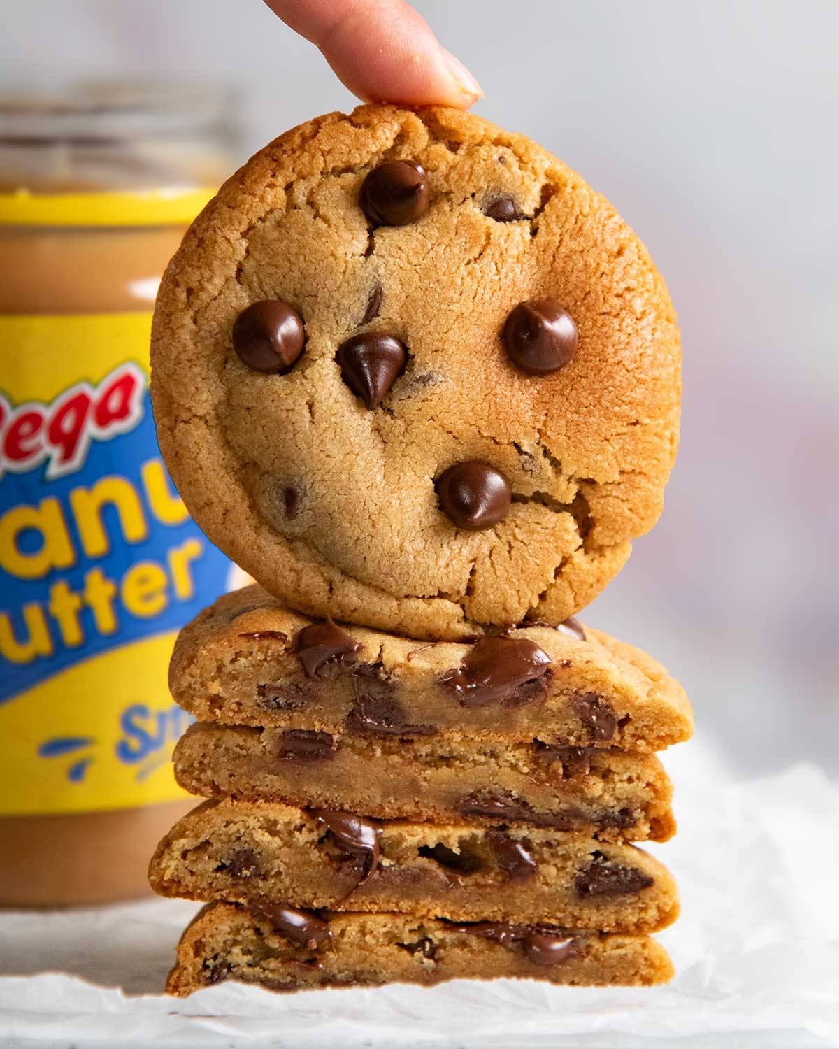 Choc Chip Peanut Butter Cookies