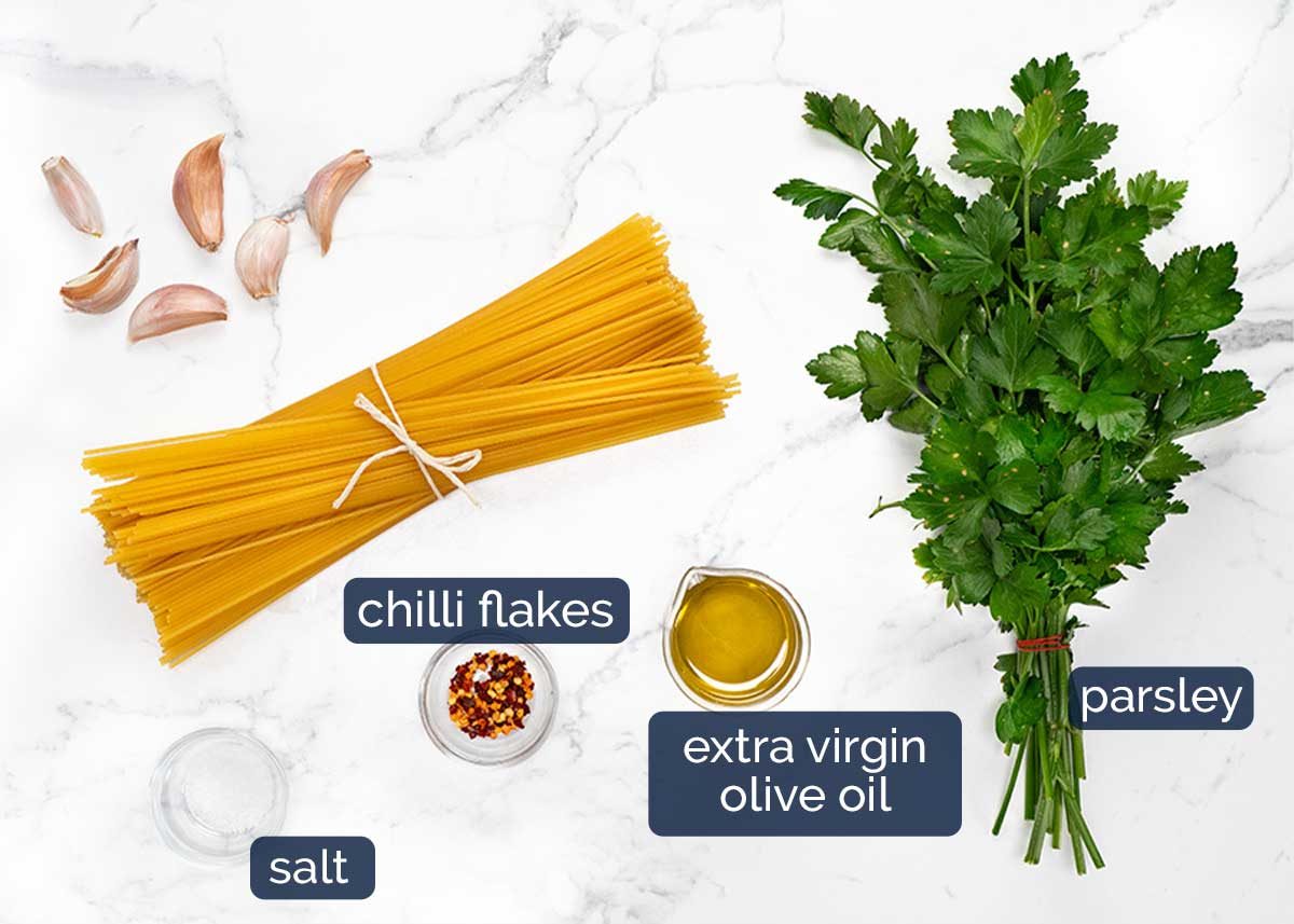 Aglio e Olio Ingredients