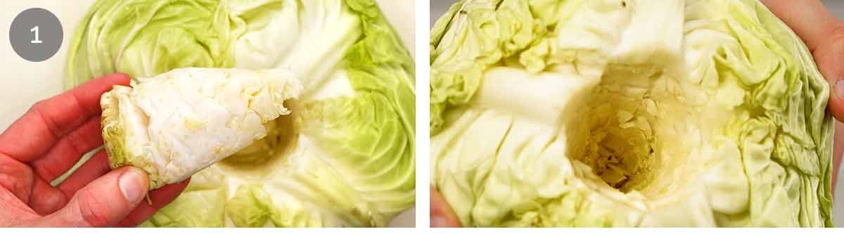 Cabbage Rolls - steps